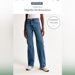 COPY - High rise 90’s relaxed jean